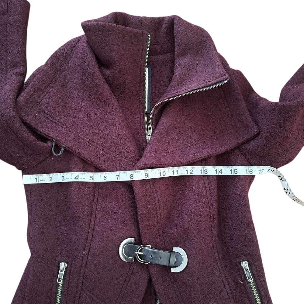 Soia & Kyo outershell Burgundy winter coat Made in Canada Soïa & Kyo - Picture 10 of 14